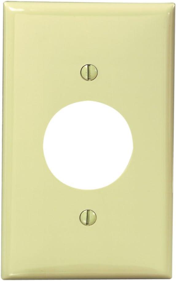 Ivory 1-Gang Nylon Outlet Wall Plate