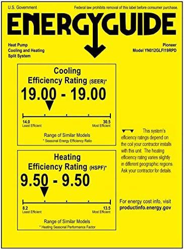 Pioneer Diamante White Mini-Split Air Conditioner with Heat Pump