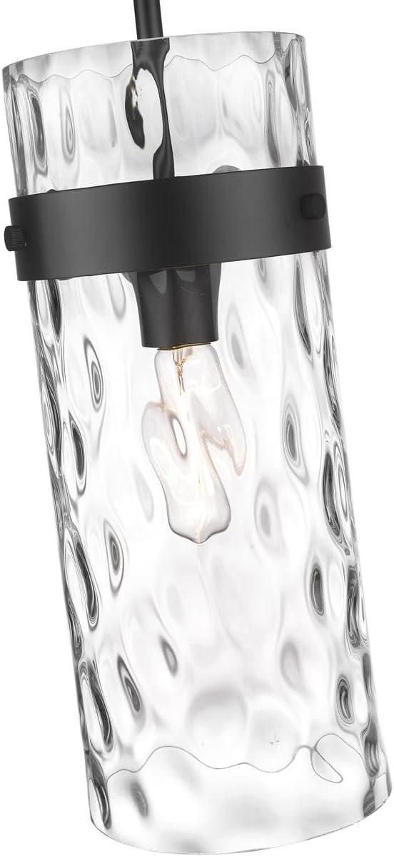 1 Light Pendant In Transitional Style-15 Inches Tall And 5.5 Inches Wide-Matte Black Finish Z-Lite 3035P6-Mb