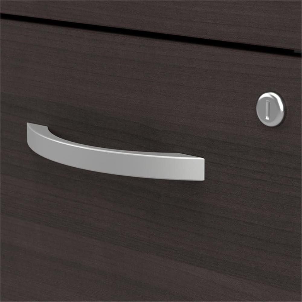 Arrive 72W x 72D Reception L Desk with 3 Drawer Mobile Pedestal