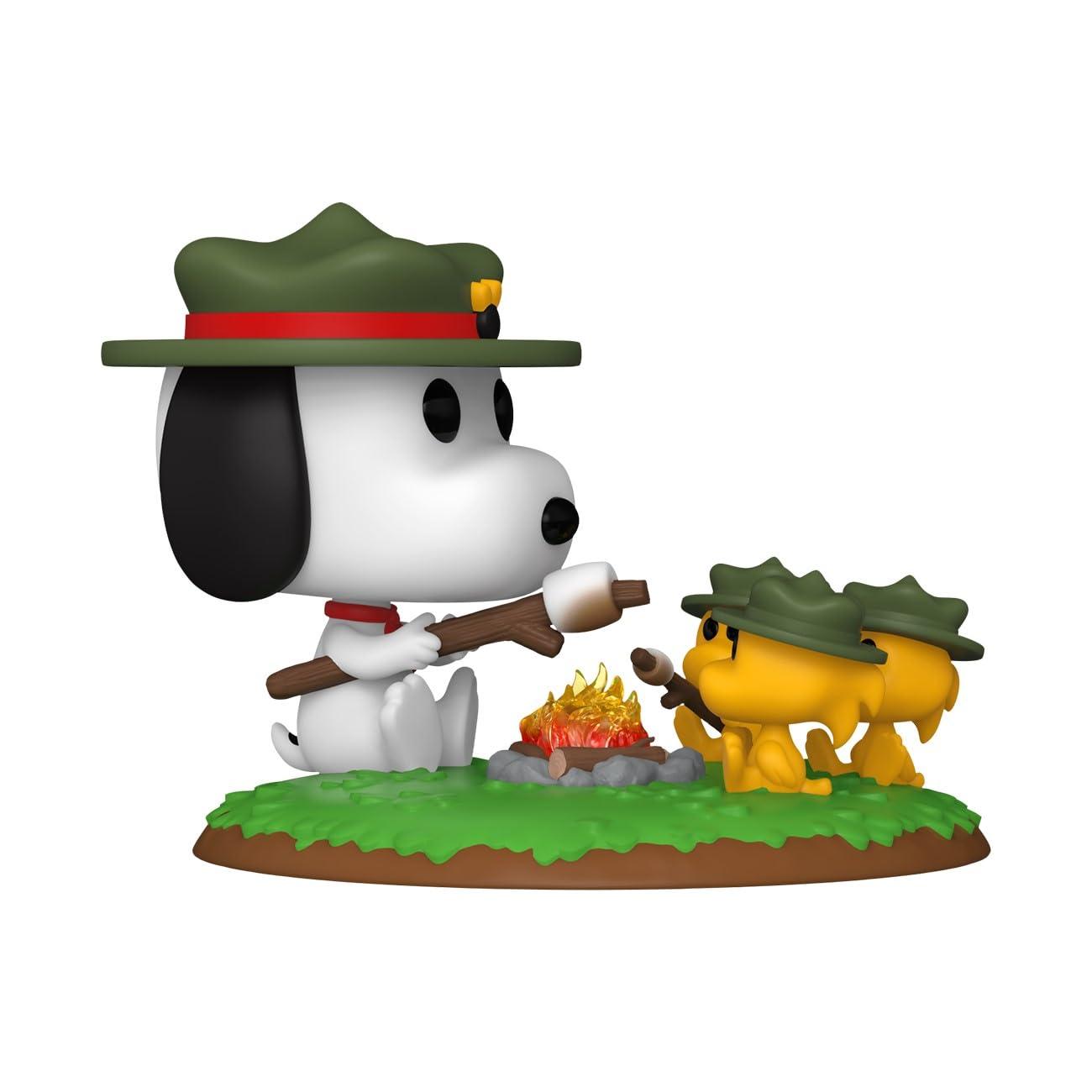 FUNKO POP! Deluxe: Peanuts Beagle Scouts - Snoopy w/ WS (Camping) (50th Anniversary), Funko, Gifts