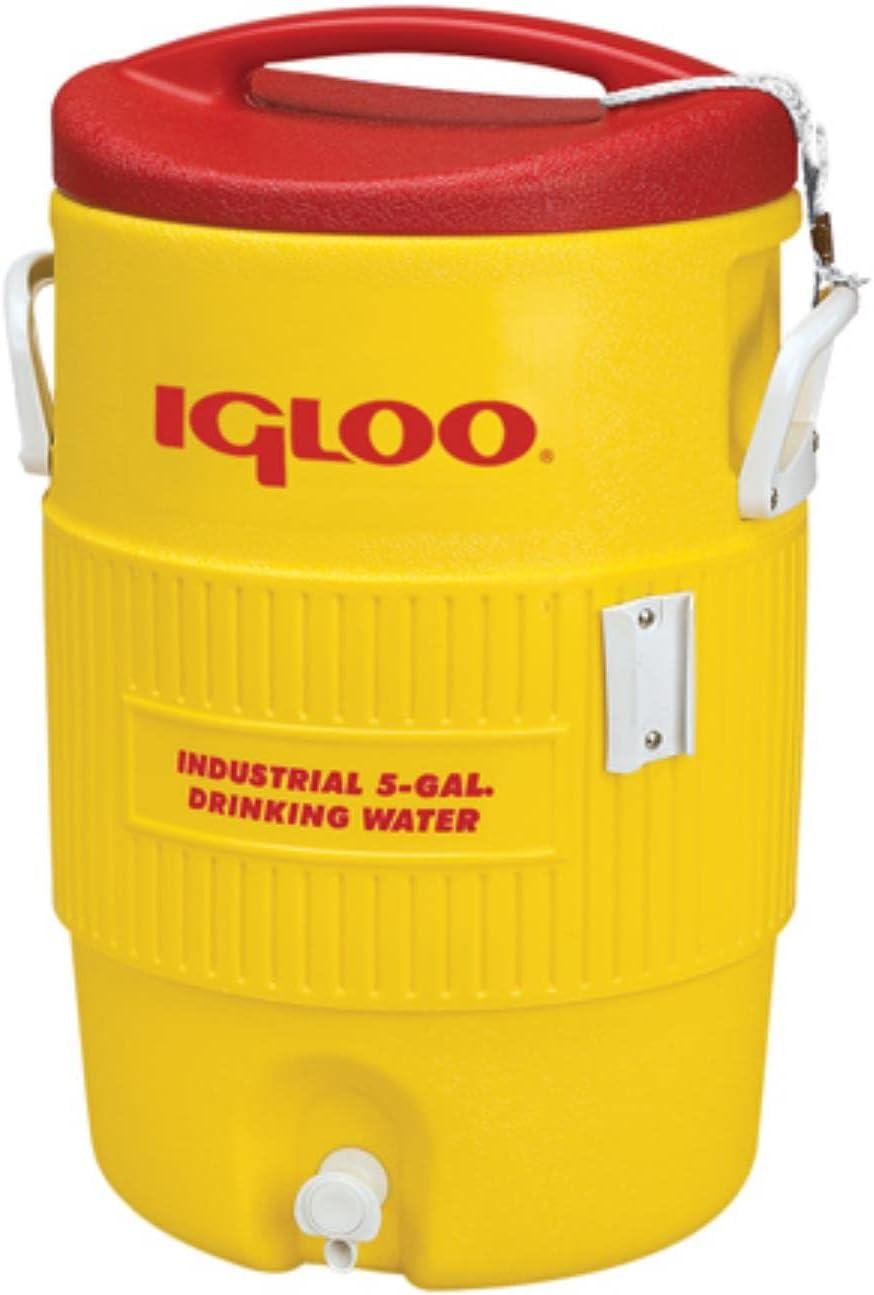 385-4101 400 Series Coolers, 10 gal, Red/Yellow