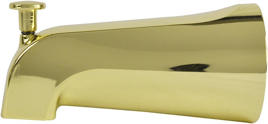 Danco 70-89265 Universal Tub Spout with Diverter, Polished Brass