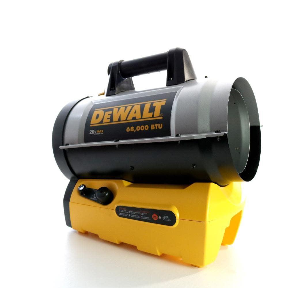 DeWalt DeWalt 68000 BTU Propane High Efficiency Utility Space Heater with Adjustable Thermostat