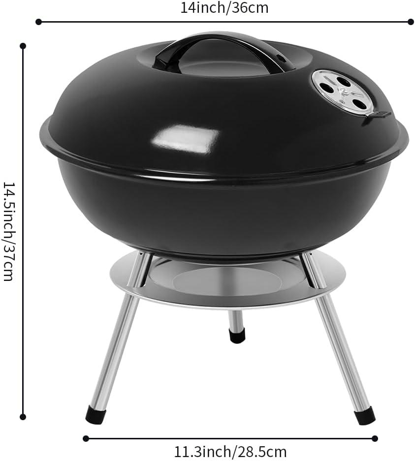 Better Chef Better Chef 14.5'' W x 15.00'' D Foldable Portable Single Burner Countertop Electric Grill