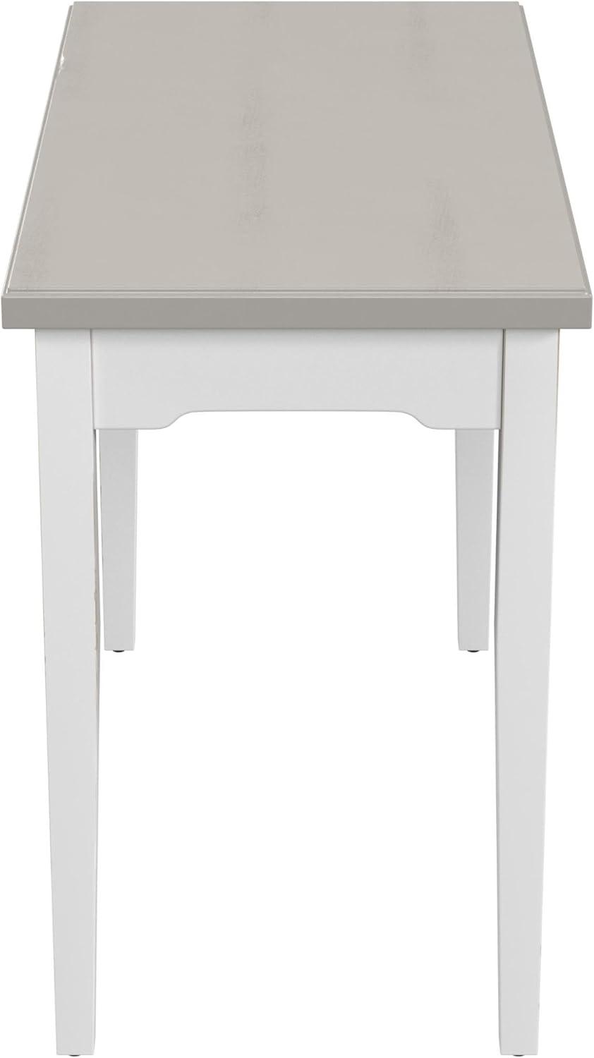 Hillsdale Furniture Clarion Wood Single Drawer Desk: Farmhouse Style, 75lb Capacity