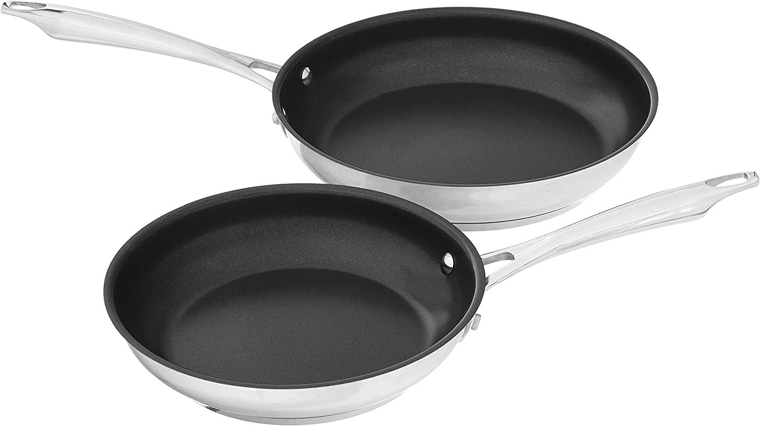 Cuisinart 8922-810NS Professional Series 2-pc. Stainless Steel Nonstick Skillet