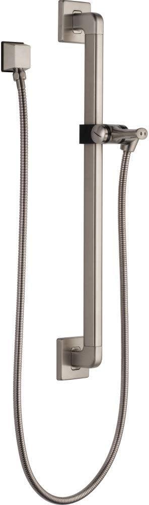 Universal Showering Components Adjustable Slide Bar and Grab Bar Shower Faucet