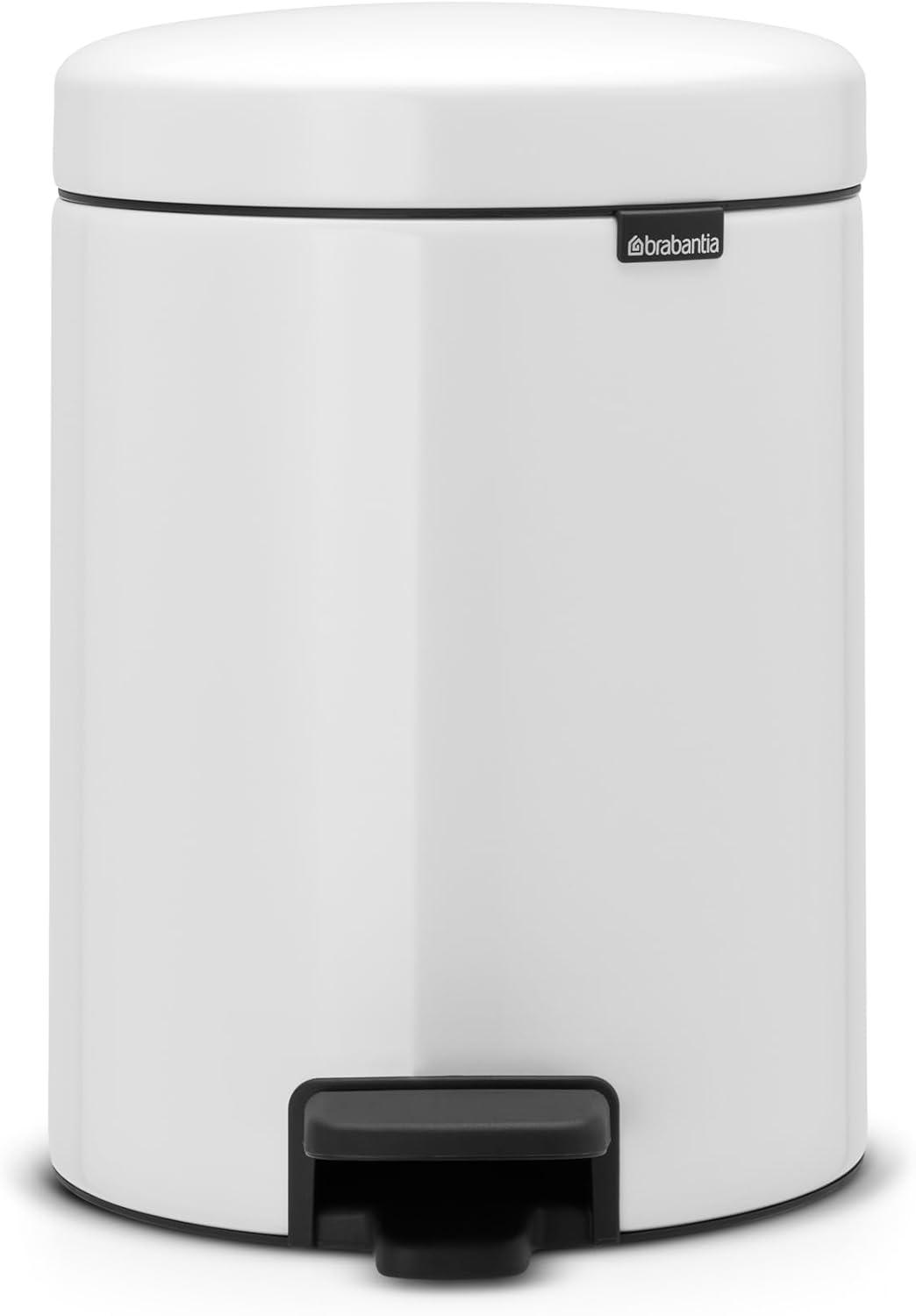 Brabantia NewIcon Step On Trash Can, 1.3 Gallon (5 Liter)