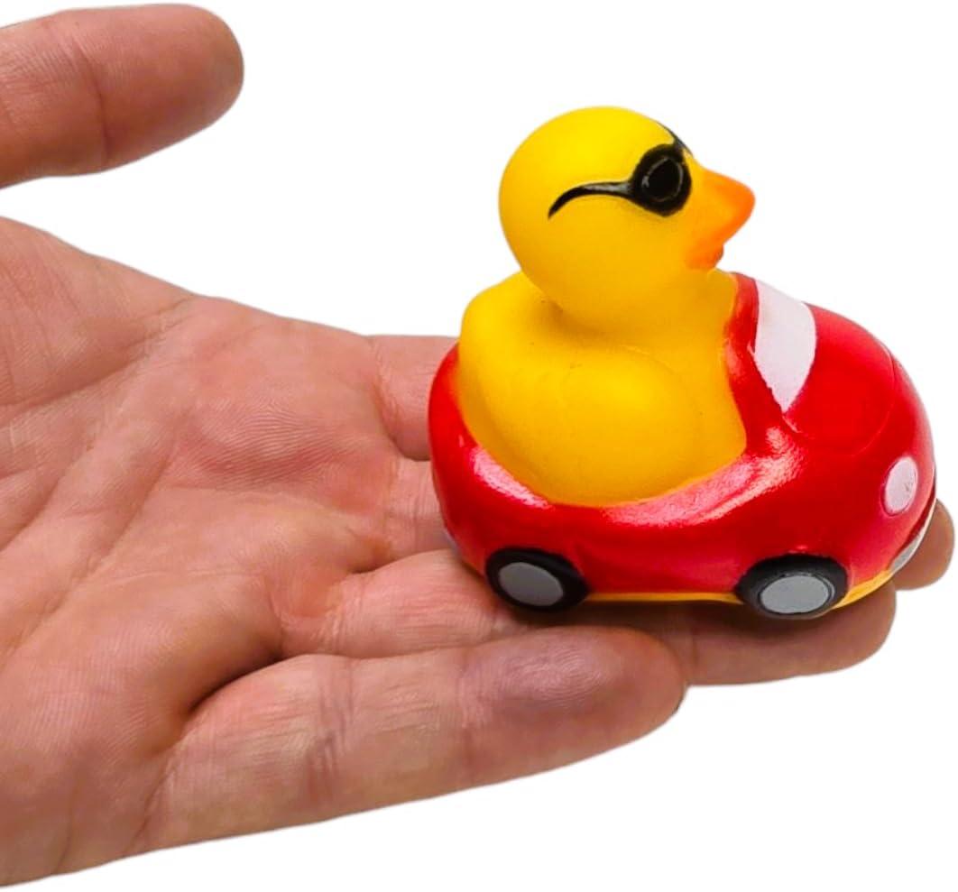 Transportation-Themed Rubber Duckies Set for Bath and Play
