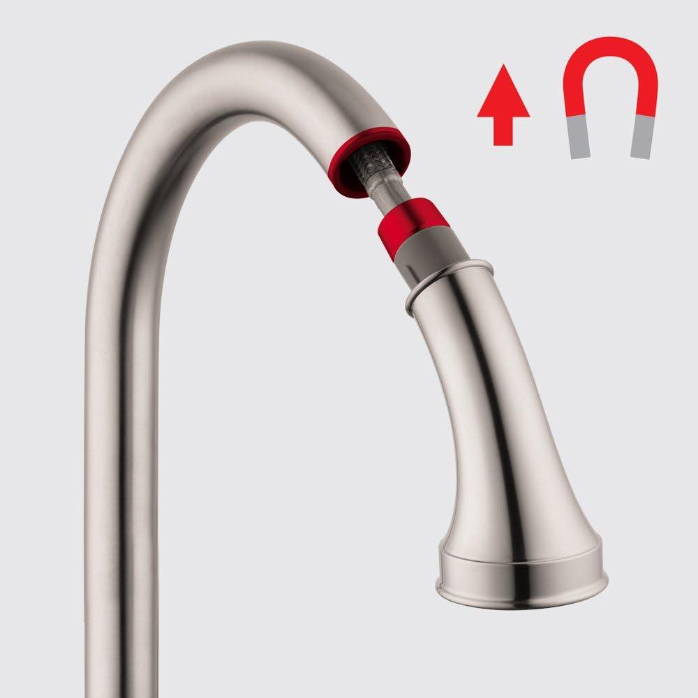 Stainless Steel Modern Pull-Out Spray Kitchen Faucet