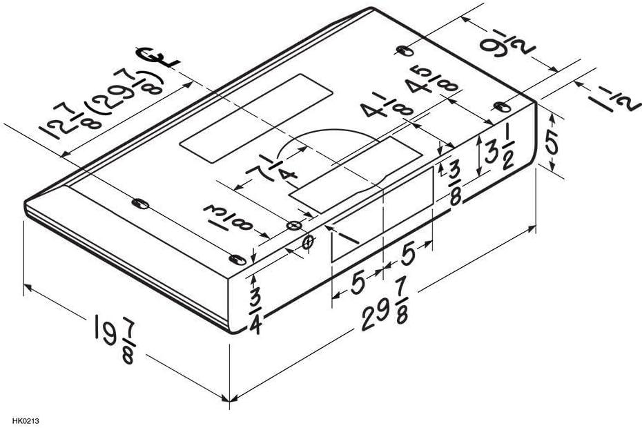 Broan NuTone Broan NuTone 30" Steel 250 CFM Convertible Under Cabinet Range Hood with Mesh Filter BKSH130BL