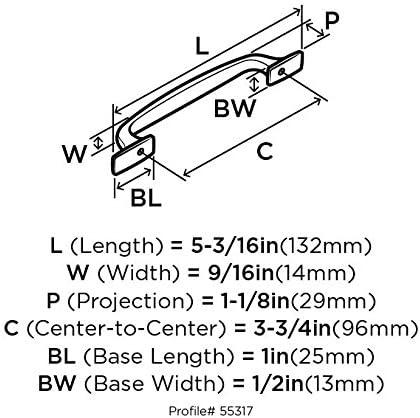 Amerock Highland Ridge 18 inch (457mm) Center-to-Center Black Bronze Appliance Pull