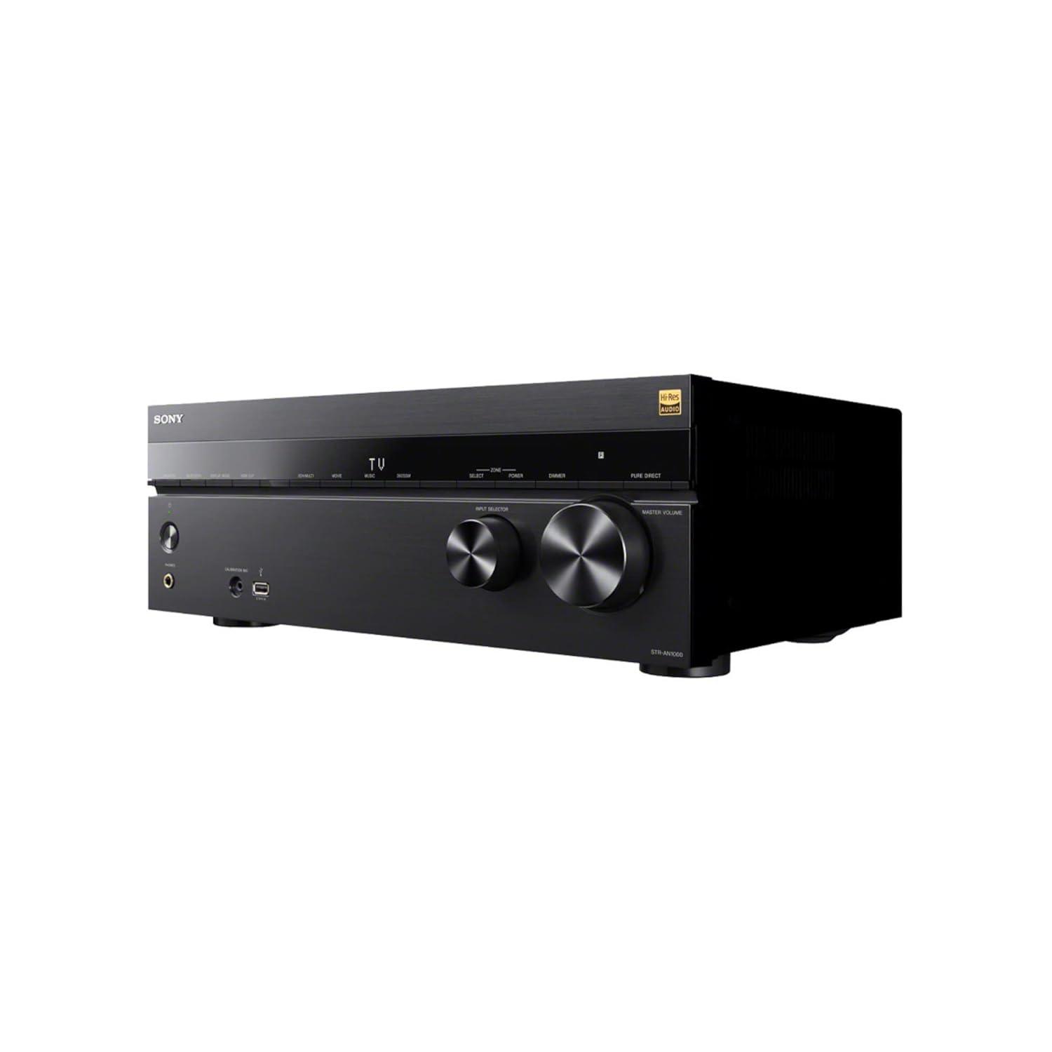 Sony STR-AN1000 7.2 Channel 8K Av Receiver with Speaker Accessory Kit Bundle
