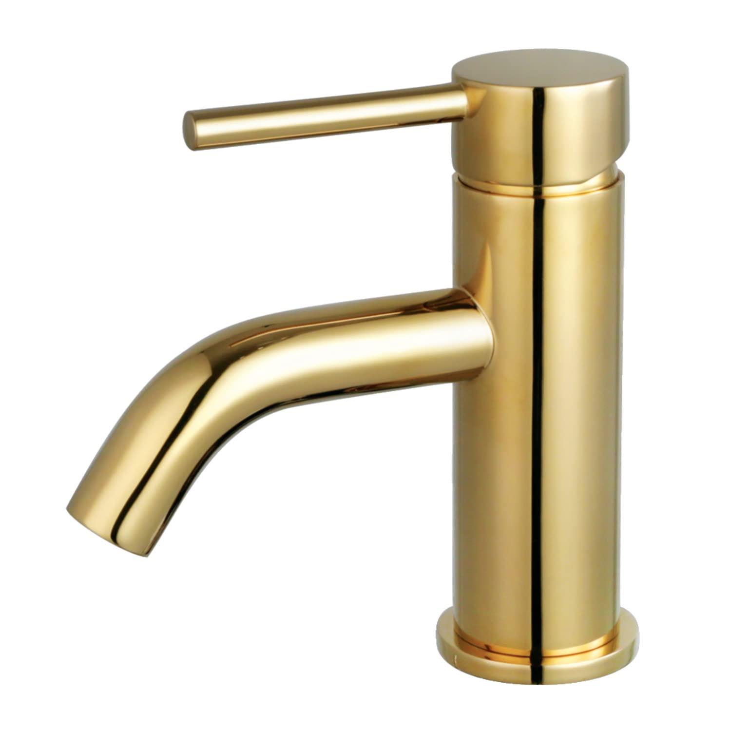 Kingston Brass Concord Single-Handle 1-Hole Deck Mount Bathroom Faucet with Push Pop-Up