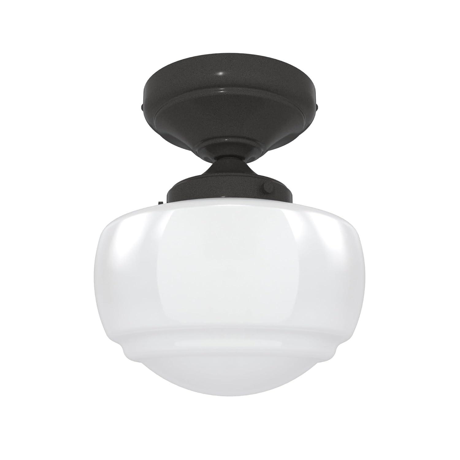 Hunter Saddle Creek 1 Light Mini Flush Mount Ceiling Light Fixture