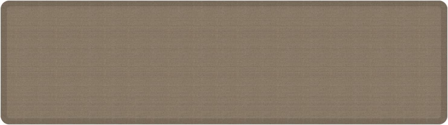 Grasscloth Pecan Foam Anti-Fatigue Floor Mat, 48" x 20"