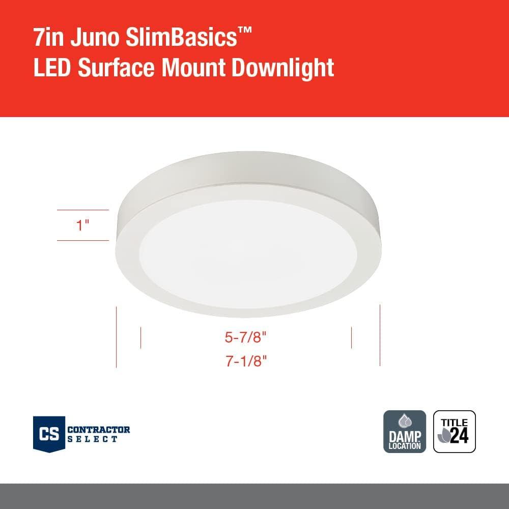 Juno Lighting Jsbc 7In 30K 90Cri Contractor Select Jsbc 7" Wide Integrated Led Flush Mount