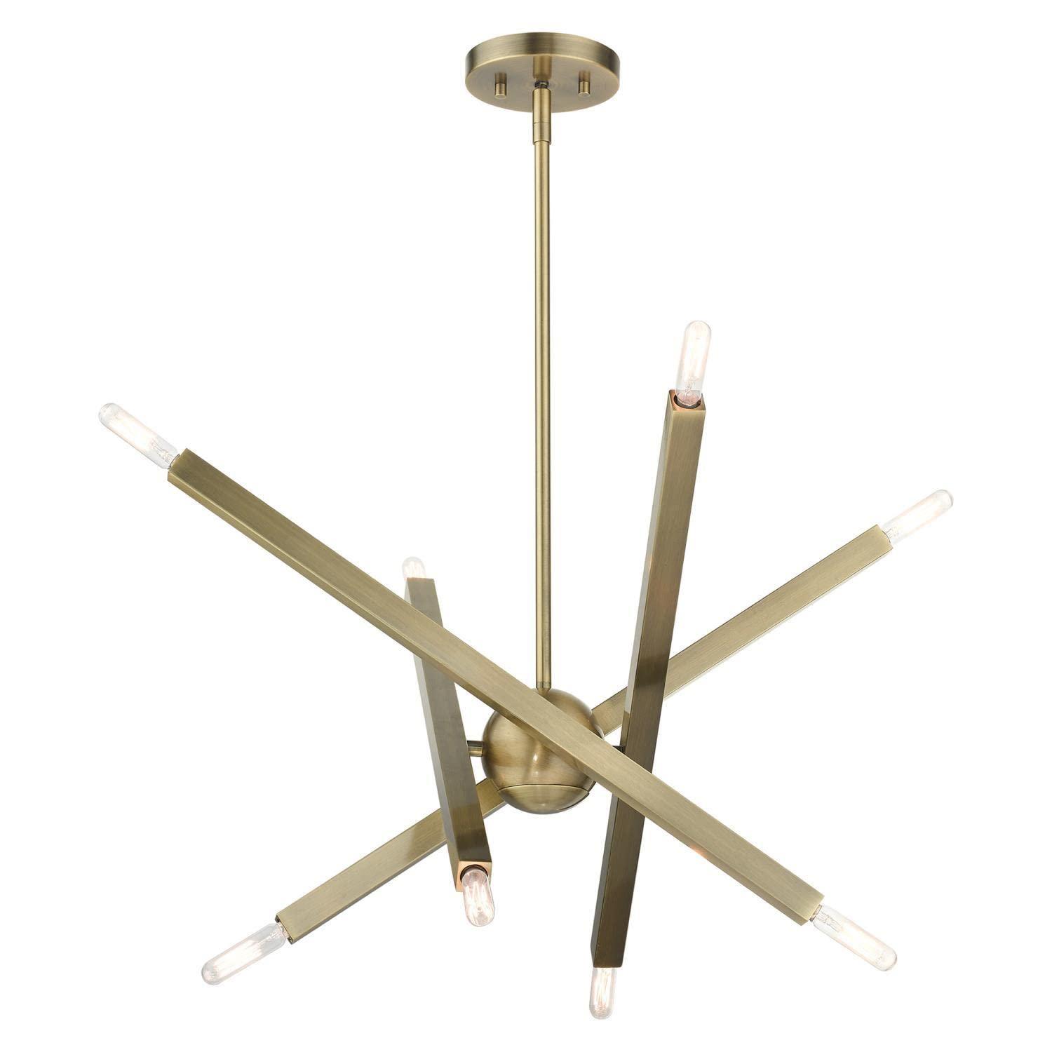 Mercury Row® Lydia 8 - Light Dimmable Modern Linear Chandelier