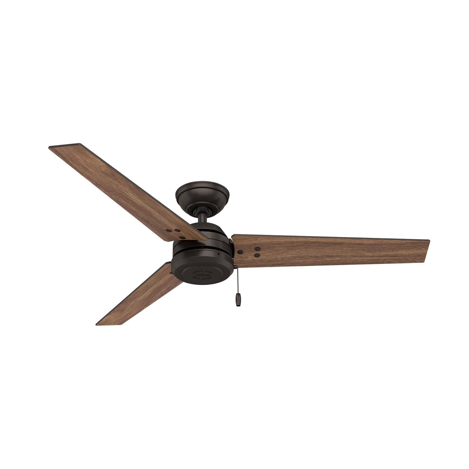 52" Cassius 3 - Blade Outdoor Standard Ceiling Fan with Pull Chain