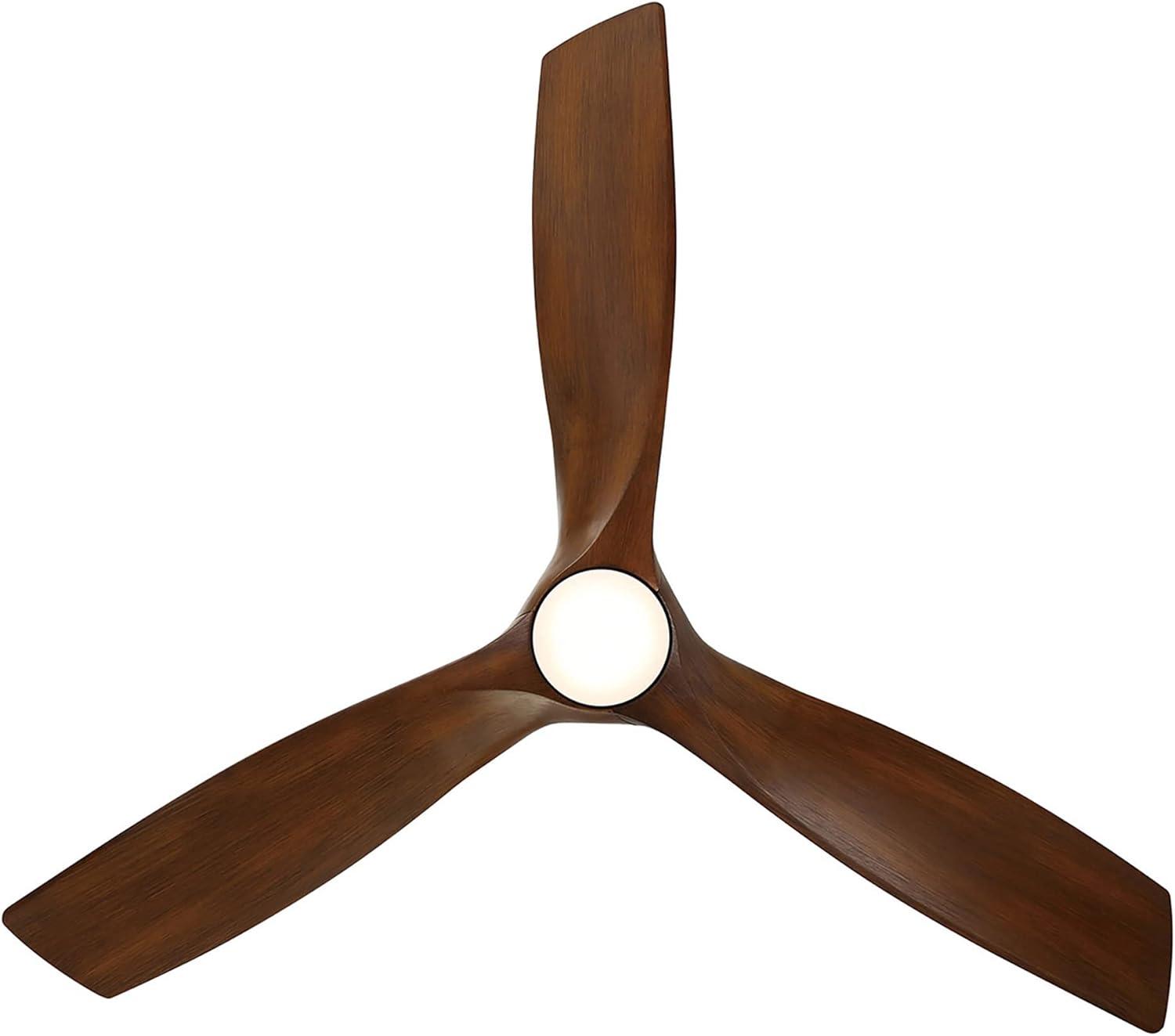 Zephyr 3 - Blade Outdoor/Indoor Smart Ceiling Fan with 2700K-3000K-4000K-5000K Selectable LED Light Kit and Remote Control Included