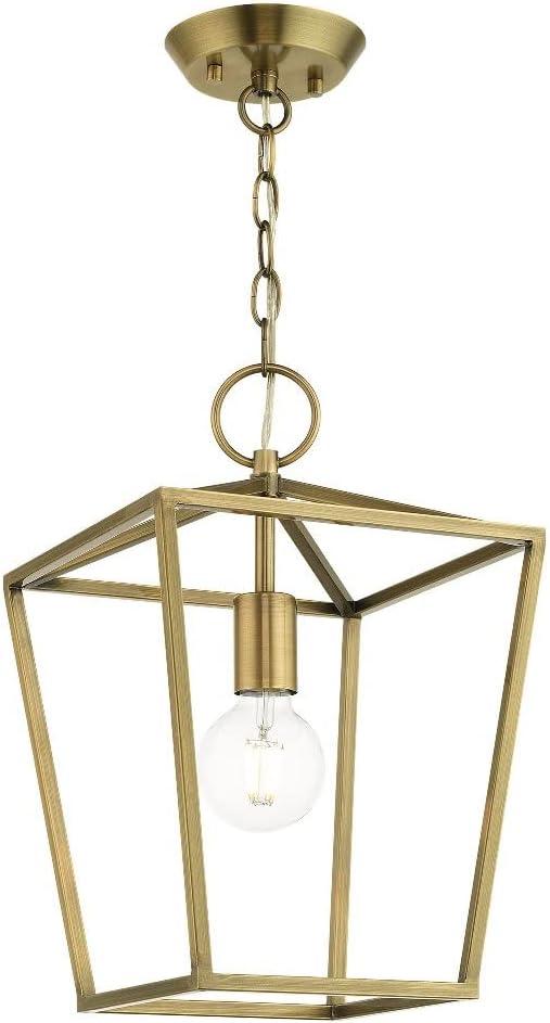 Livex Lighting Devonshire 1 - Light Pendant in  Brushed Nickel