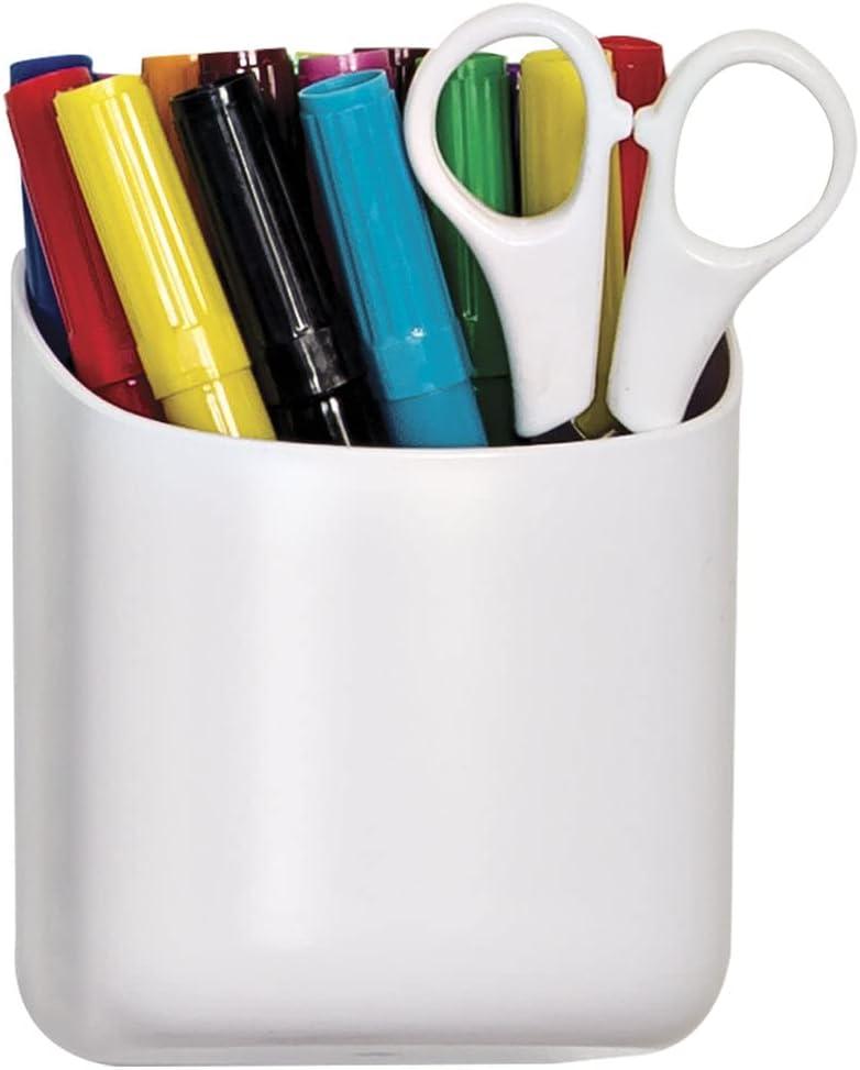 White Magnetic Wall Organizer Cubby for Office and Kitchen