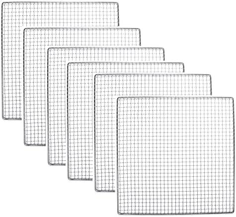 6 Pack Stainless Steel Dehydrator Trays 12" x 13"