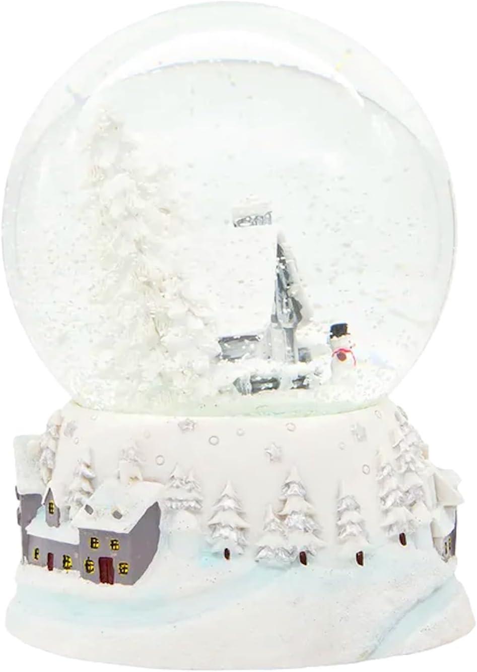 Kurt Adler 120MM Musical Snowy House Water Globe