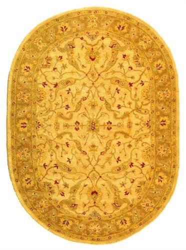 SAFAVIEH Antiquity Beaufort Oriental Wool Area Rug, Brown/Gold, 8'3" x 11'