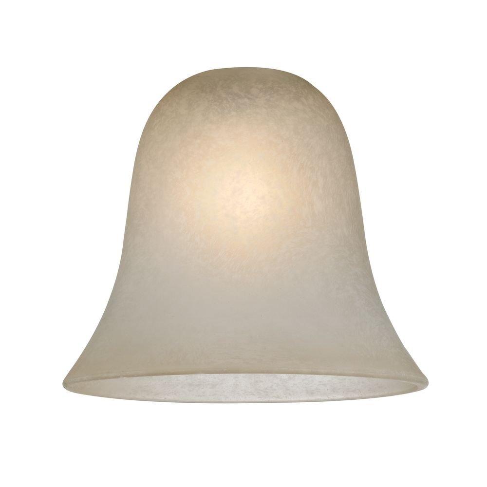 Caramelized Glass Bell Shade with 1-5/8-Inch Fitter Opening