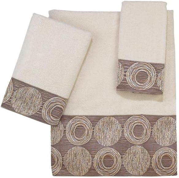 Avanti Linens Galaxy Fingertip Towel, Ivory C38