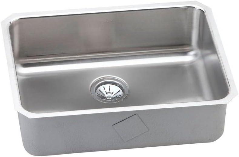 Lustertone 26" Stainless Steel Single Bowl Undermount Sink