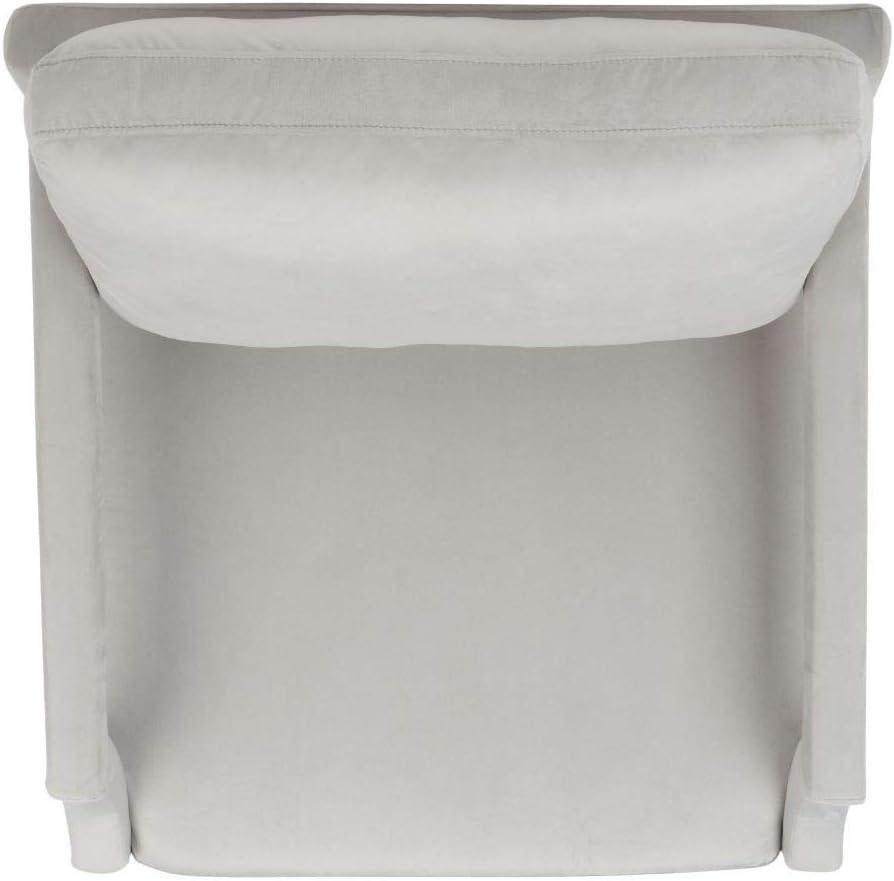 Genoa Upholstered Arm Chair - ACH4510 - Light Grey - Safavieh