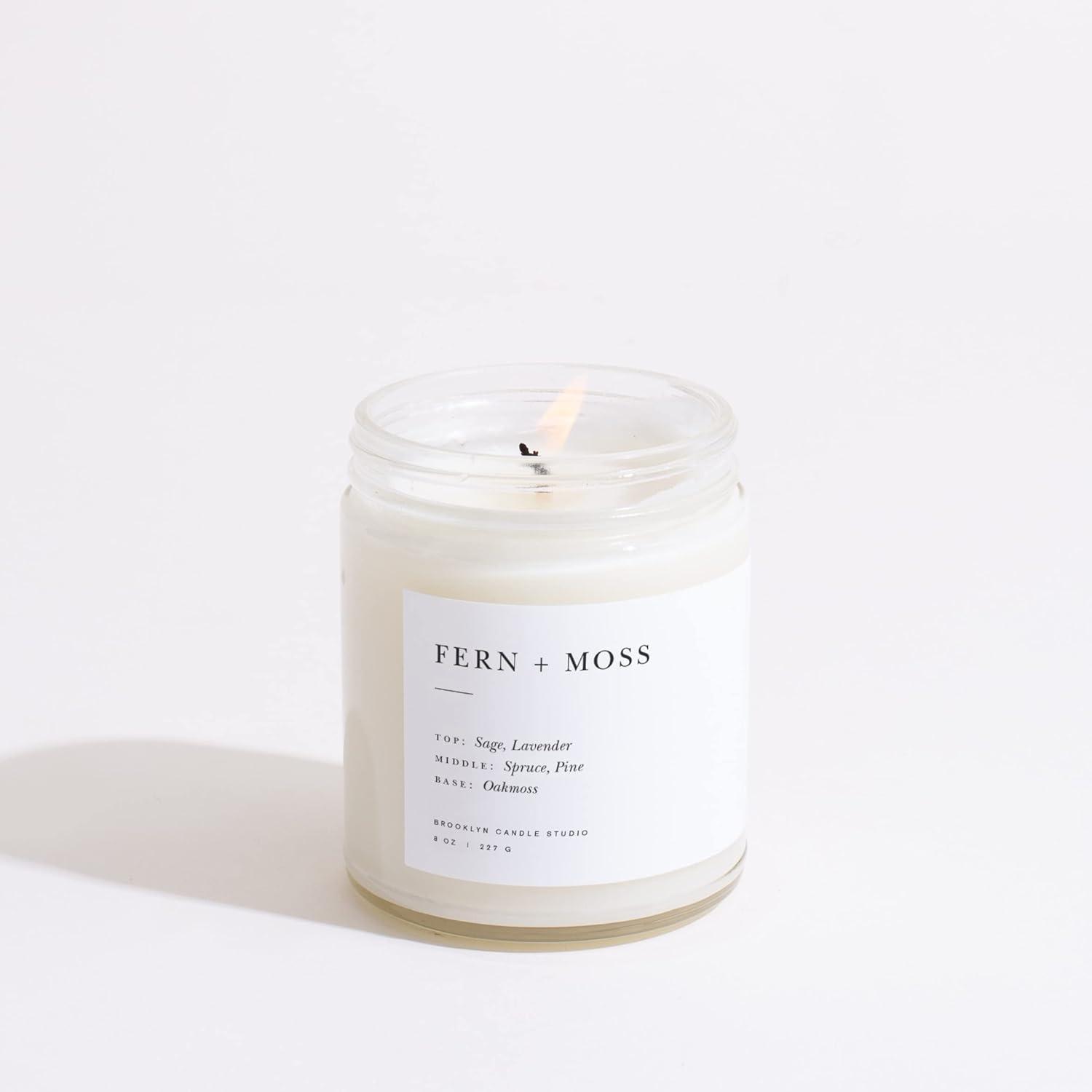 Gold Lavender Scented Soy Candle with Brushed Lid