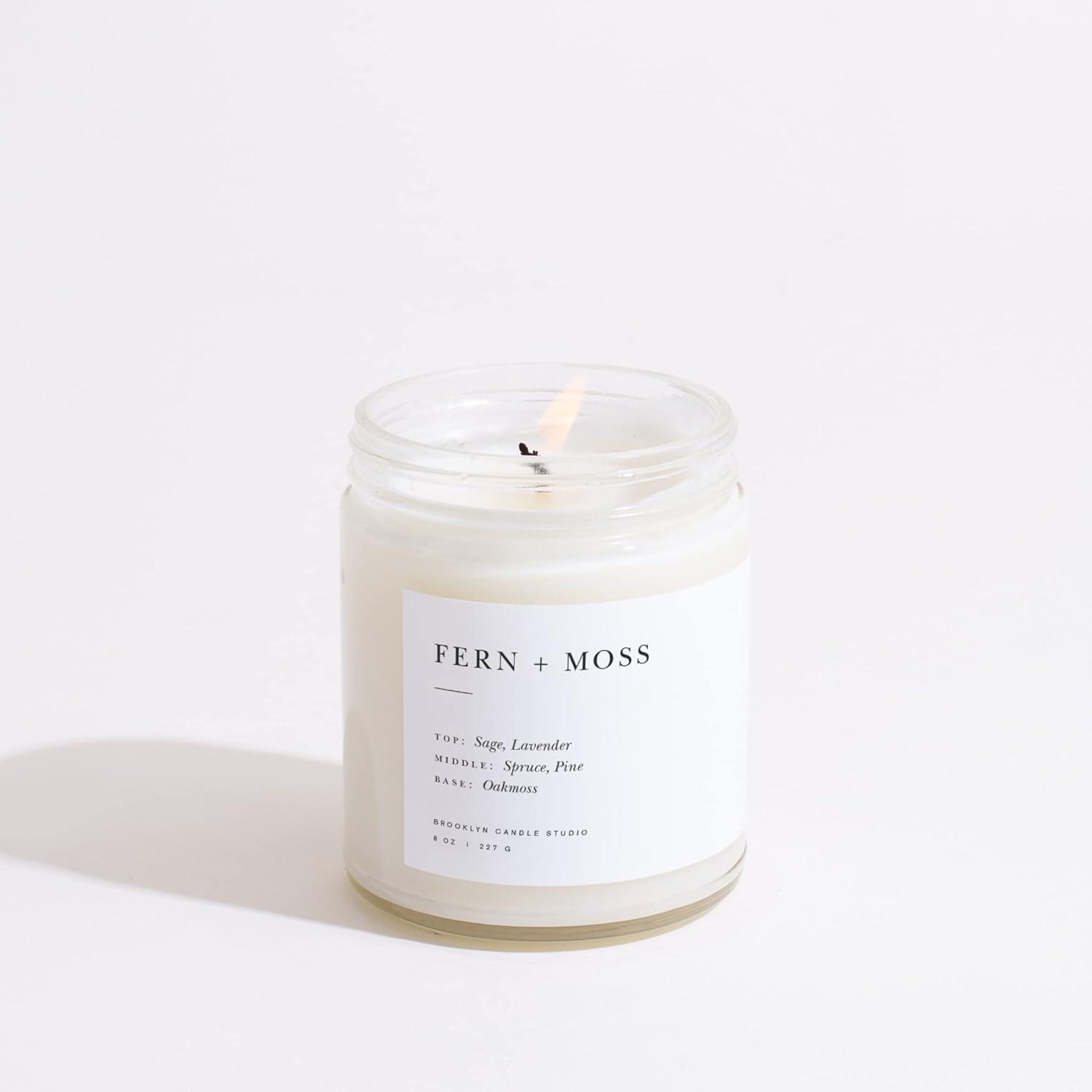 Gold Lavender Scented Soy Candle with Brushed Lid