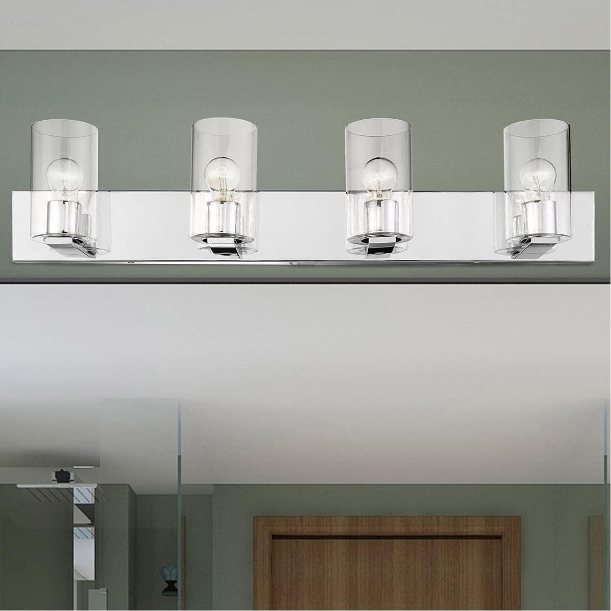 Livex Lighting Zurich 4 - Light Vanity in  Polished Chrome