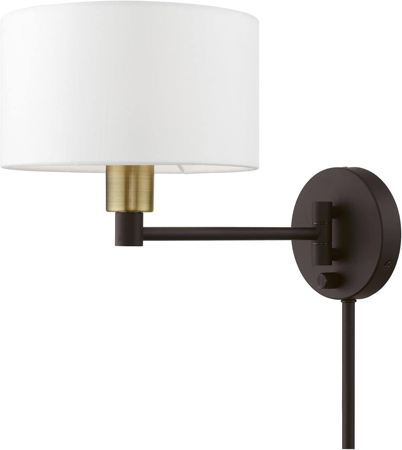 Livex Lighting 1 - Light Wall Light in  Bronze/Antique Brass