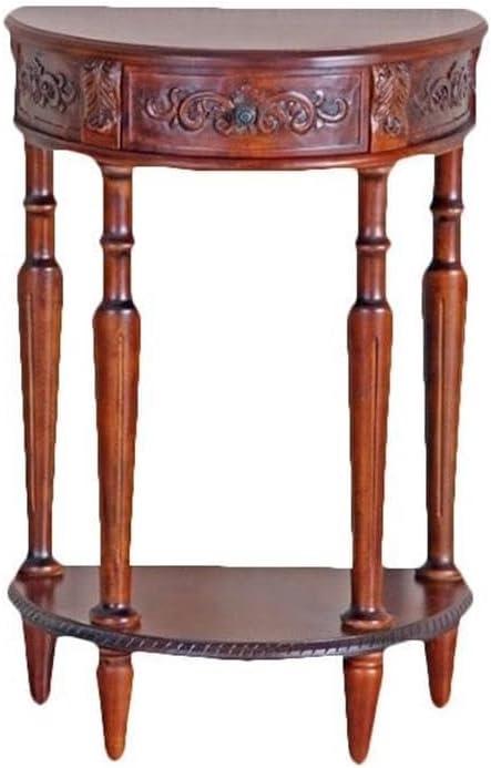 Carved Wood Furniture End Table