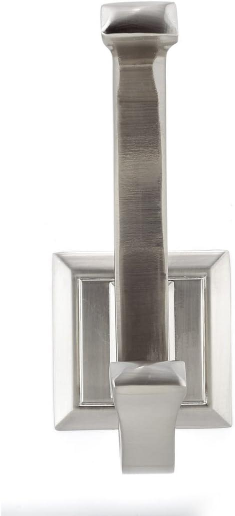 Brushed Nickel Transitional Metal Wall Hook