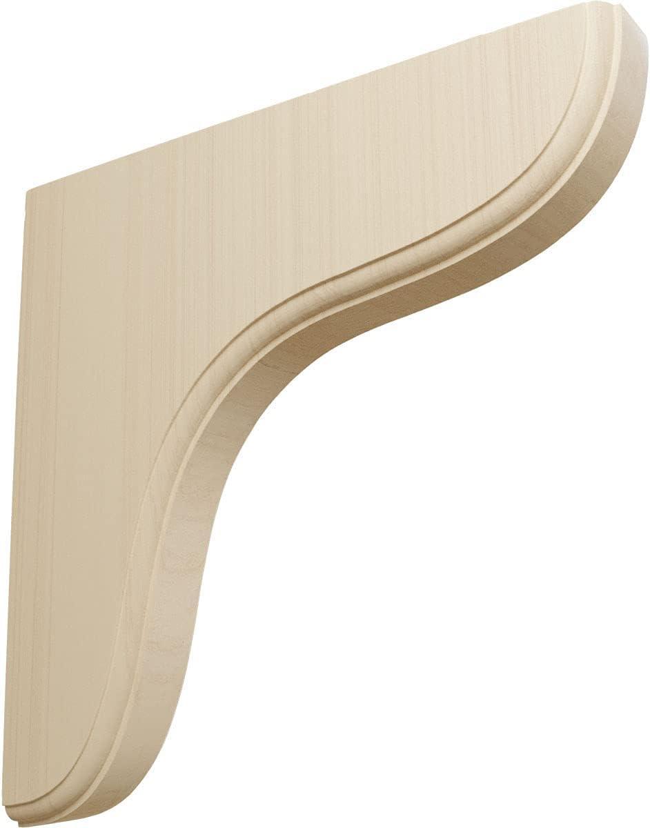 Ekena Millwork Eaton H W 1.75'' D Wood Bracket / Corbel