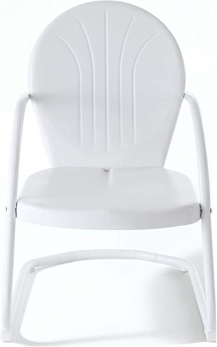 Crosley Furniture  GriffithMetal Chair - White Finish