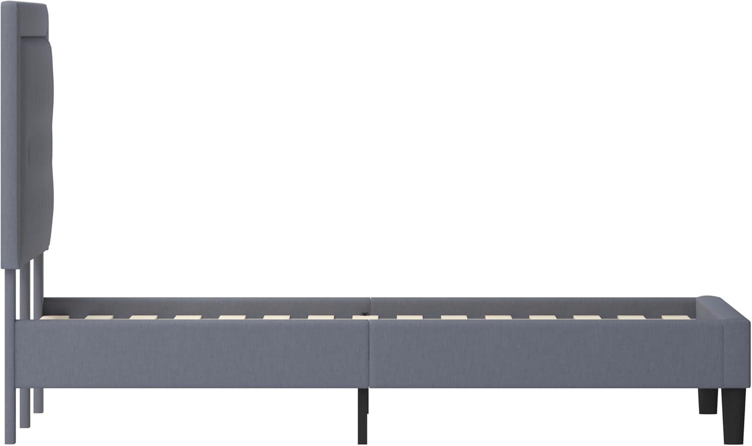 Flash Furniture Roxbury Panel Tufted Upholstered Platform Bed