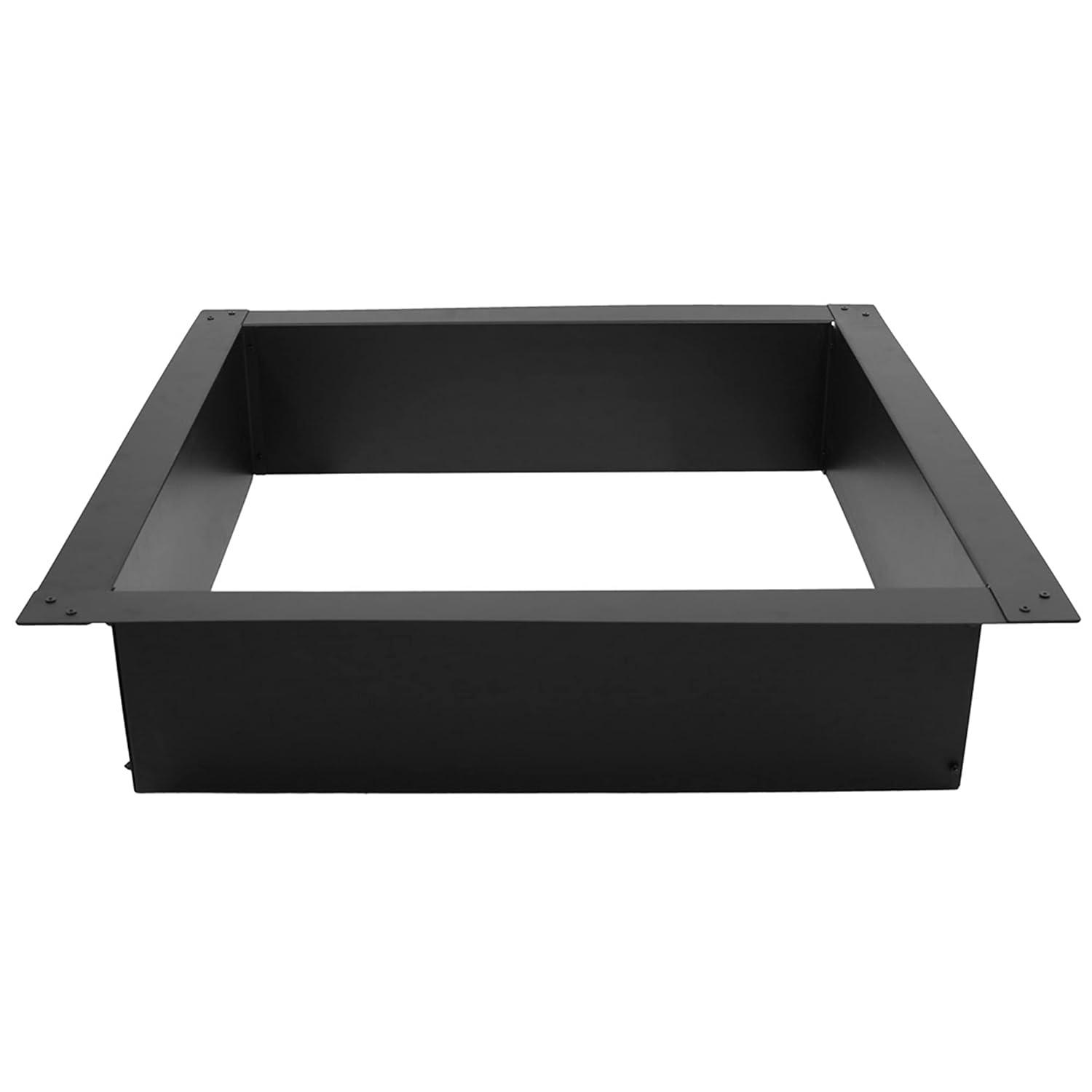Arlmont & Co. Houser Square Steel Fire Pit Rim Insert