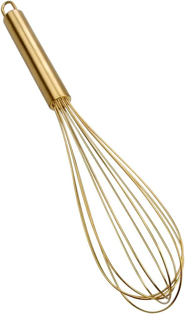 SEXAGESIMO Stainless Steel Hand Whisk for Mixing, Beating, and Stirring
