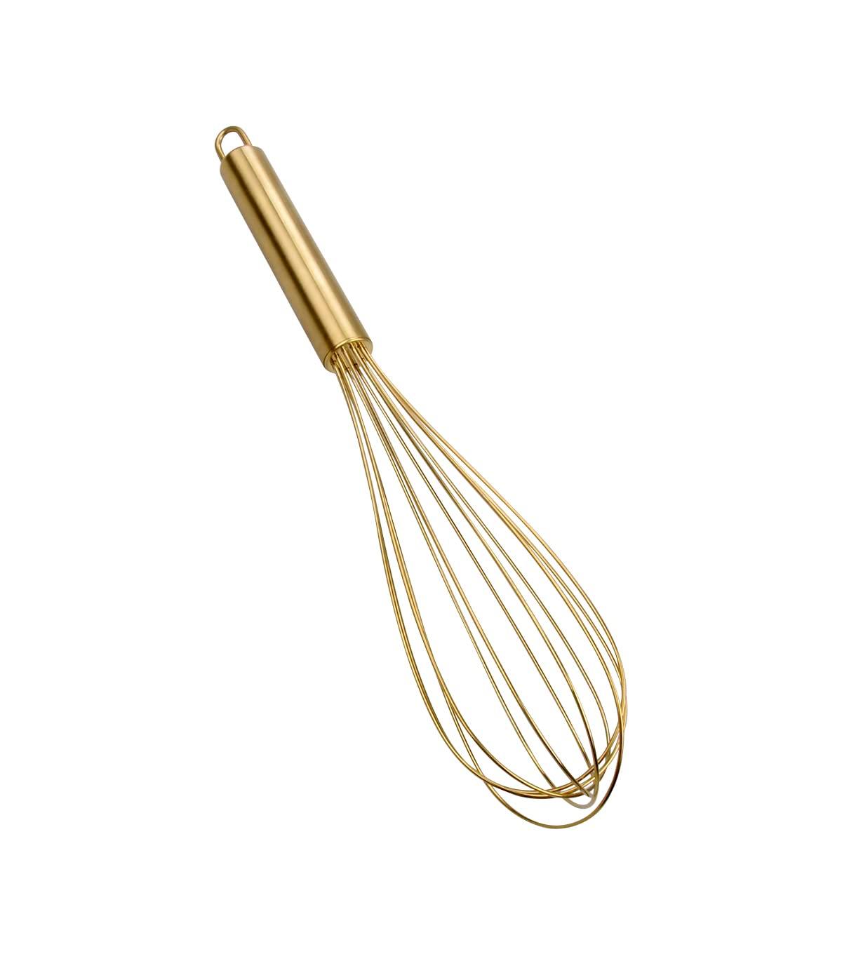 SEXAGESIMO Stainless Steel Hand Whisk for Mixing, Beating, and Stirring