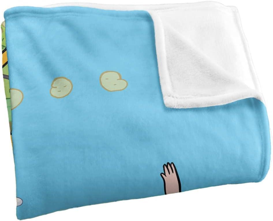 Adventure Time Best Bros Blue Fleece Holiday Blanket