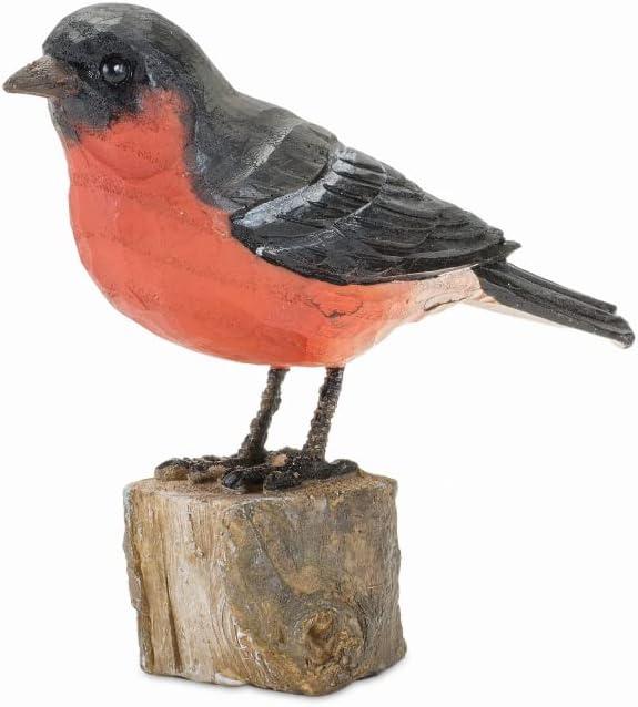 Melrose Stone Perched Bird Figurine (Set of 2)