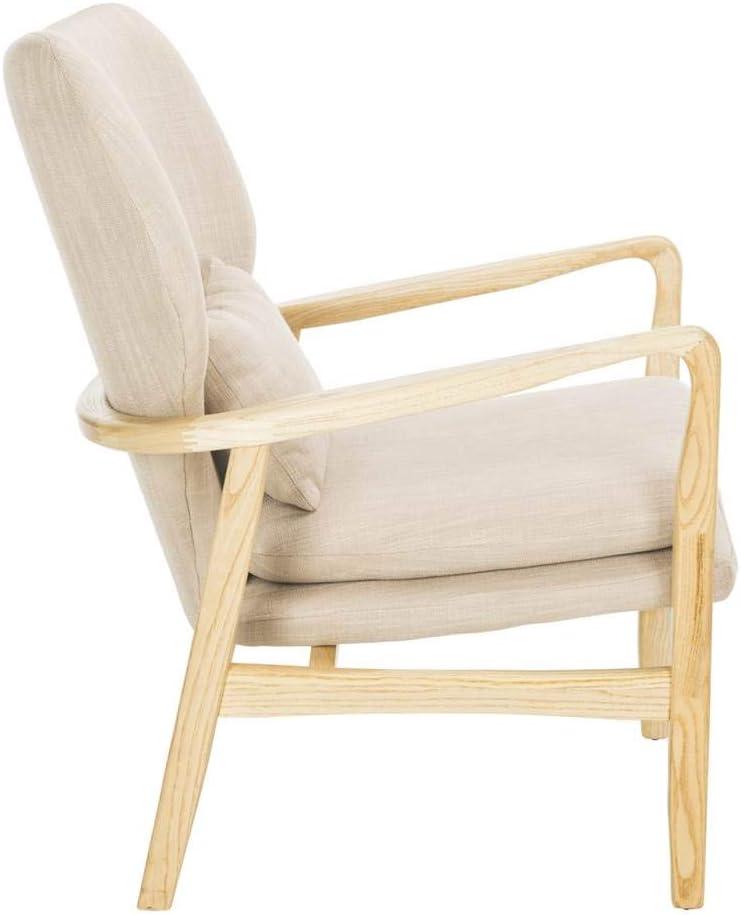 Tarly Accent Chair - Beige/Natural - Safavieh.