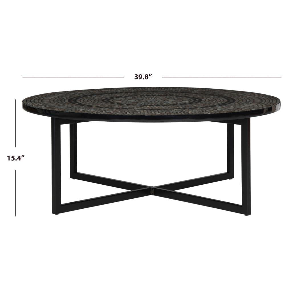 Cheyenne Coffee Table - Black - Safavieh